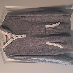 Free Planet henley hoodie M